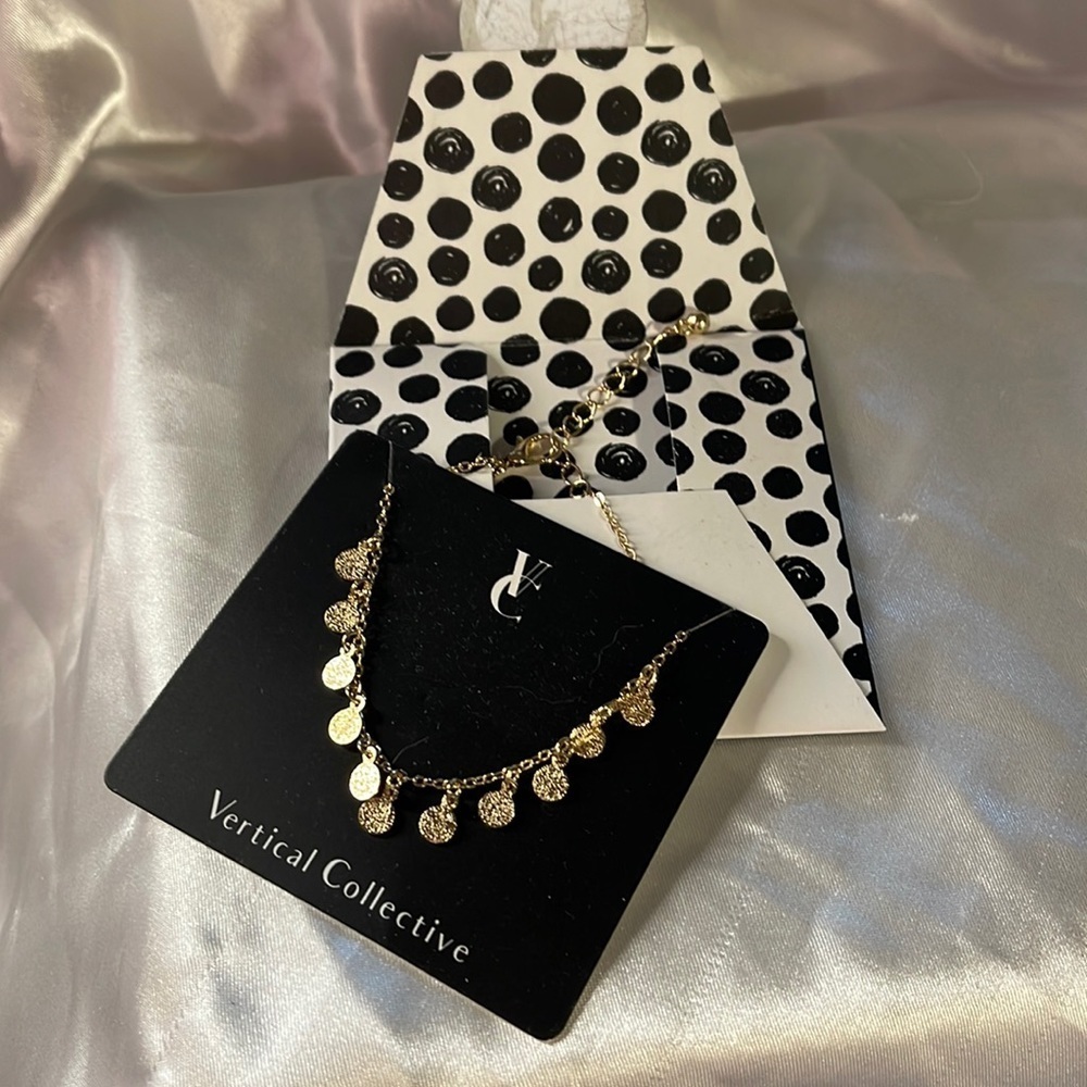 Vertical Collective Gold Anklet